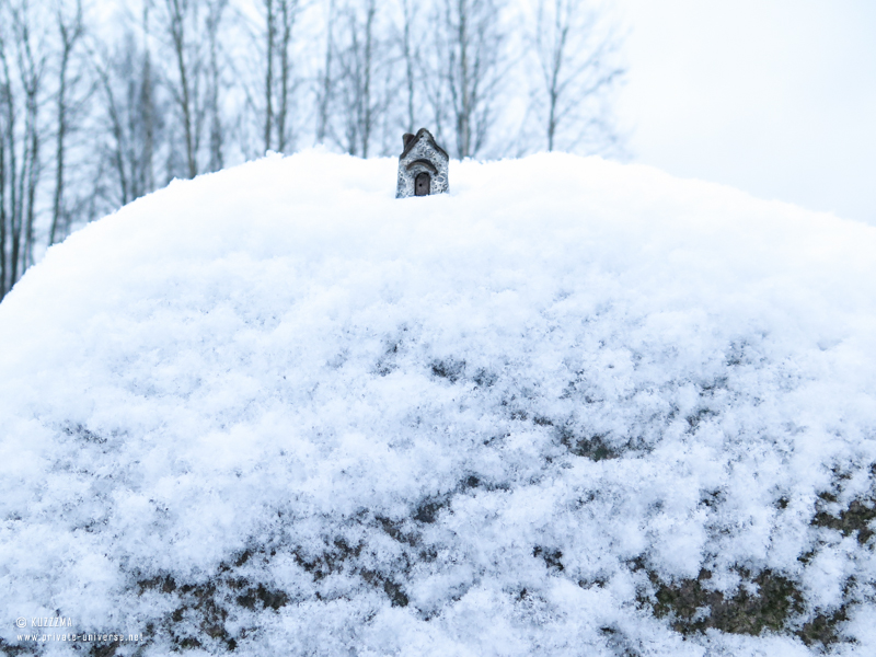 Little dwelling on a rock