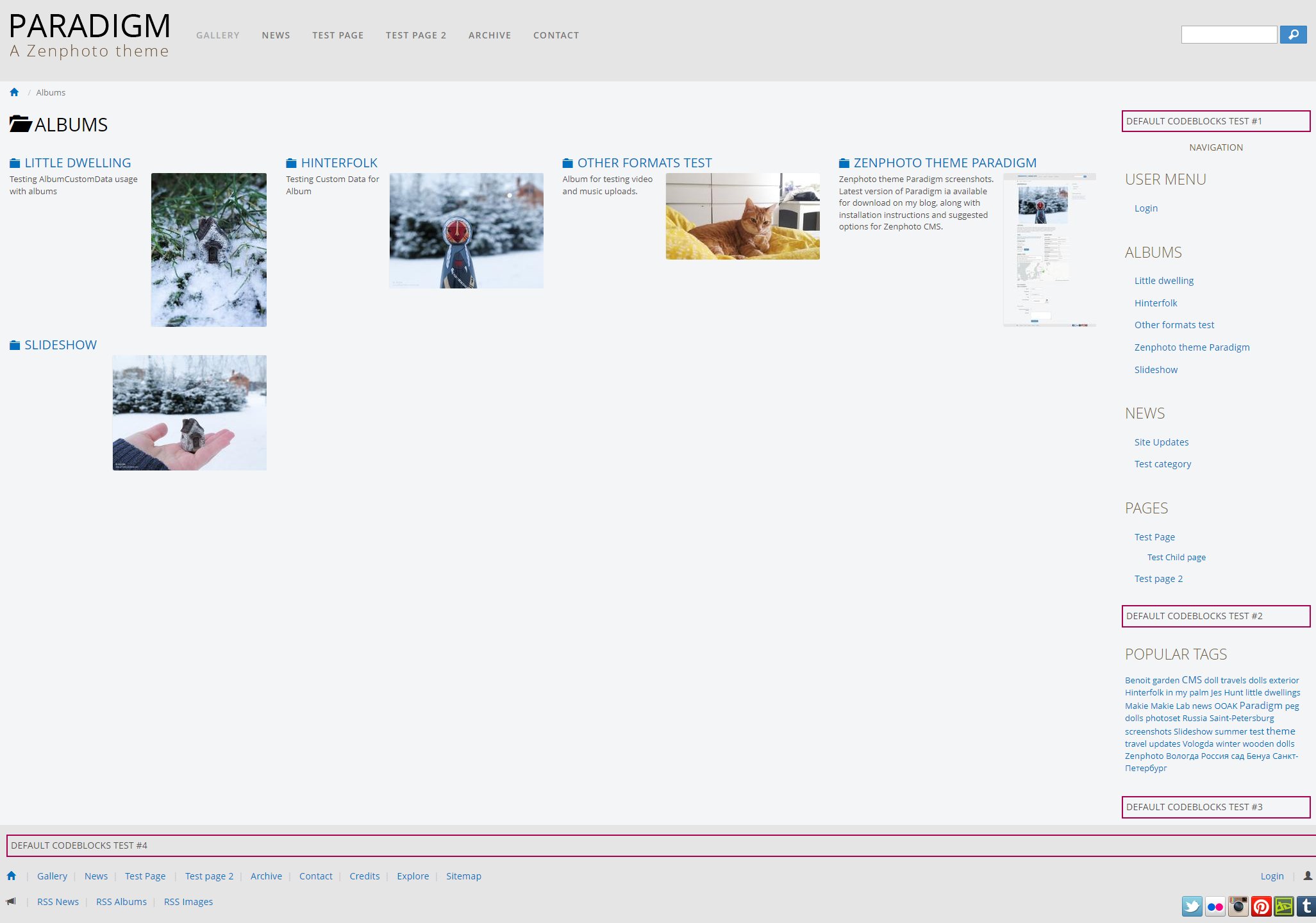 Paradigm ver. 1.6: Gallery in Fluid mode